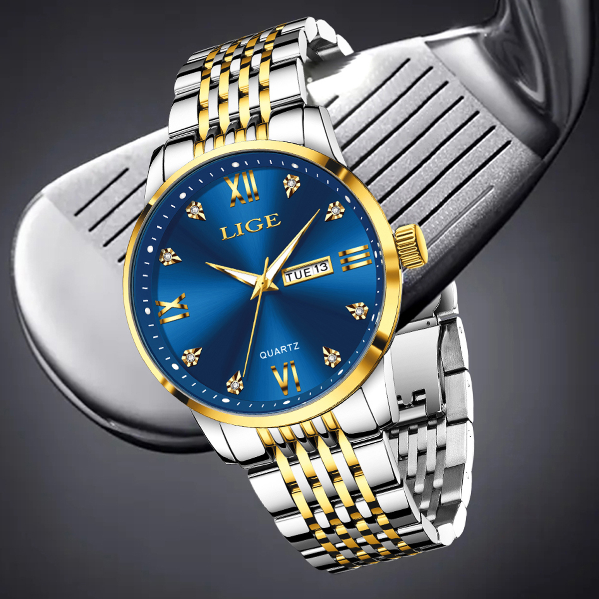 LIGE Men Watch Water Diamond L - Smartwatch Watches For Men Digital recension och pris