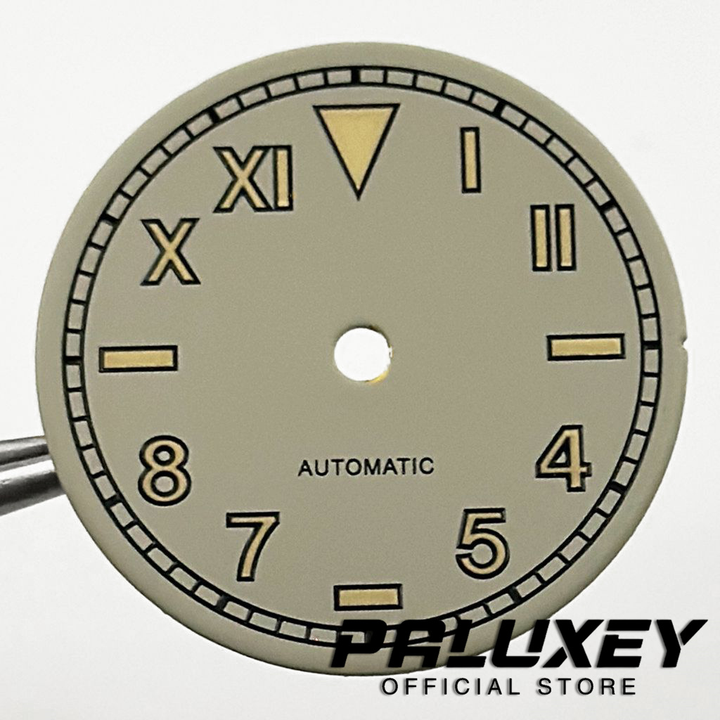 NH35 29mm Retro Matte White Gr - Luminous Dial Face recension och pris