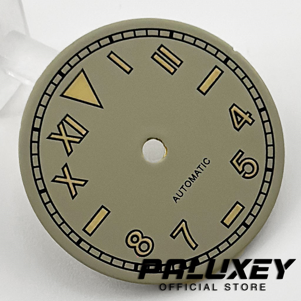 NH35 29mm Retro Matte White Gr - Luminous Dial Face recension och pris