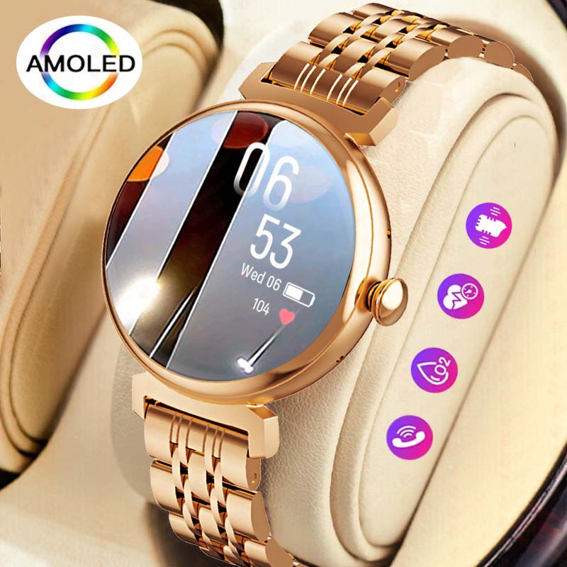 1.04 inch AMOLED Screen Fashio - Smartwatch Angelo Watches recension och pris