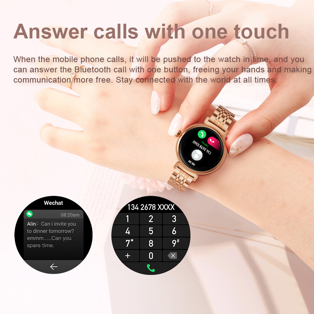 1.04 inch AMOLED Screen Fashio - Smartwatch Angelo Watches recension och pris