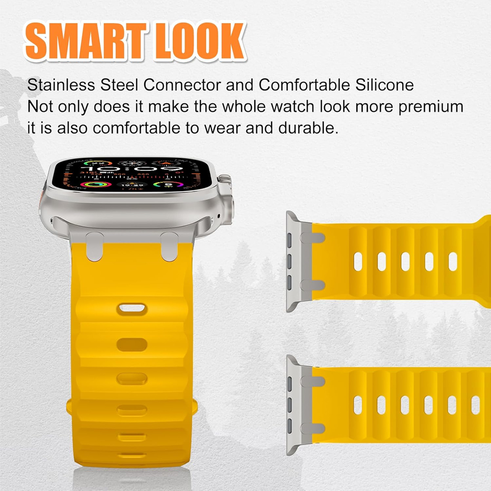 Metal+Silicone Strap for Apple - Smartwatch Apple Watches For Men recension och pris