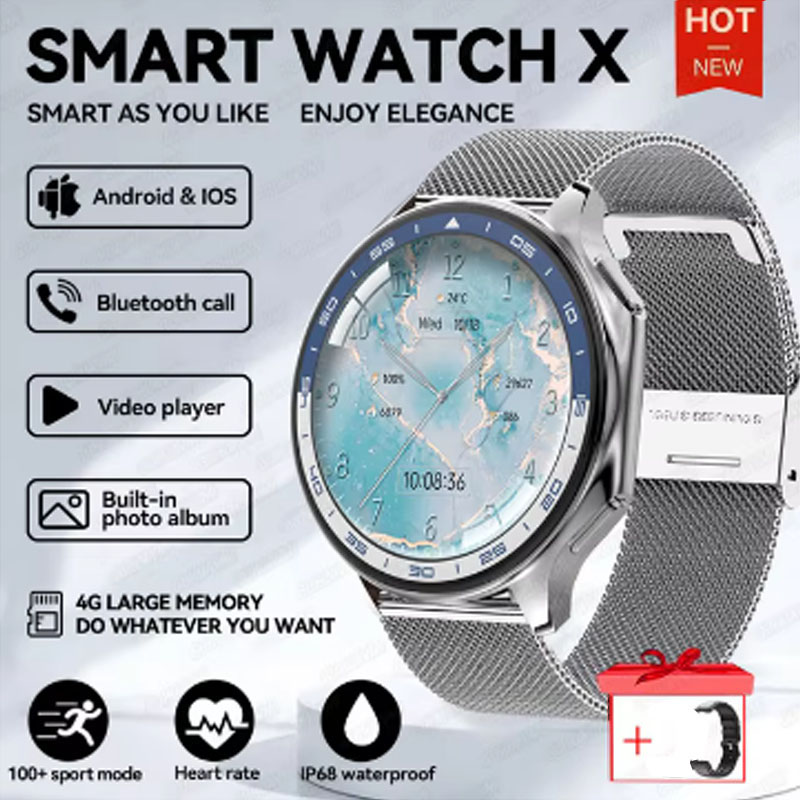 1.43 inch Big Screen Men Women - Watch Watch Xs recension och pris