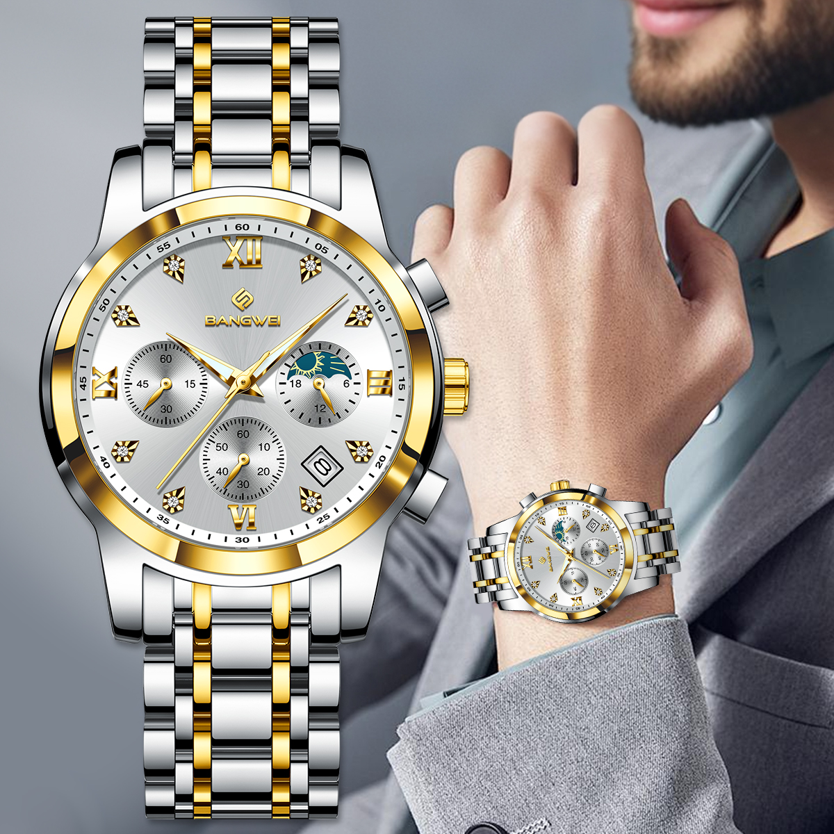 BANGWEI New Luxury Men Watches - Smartwatch New Watches For Men recension och pris